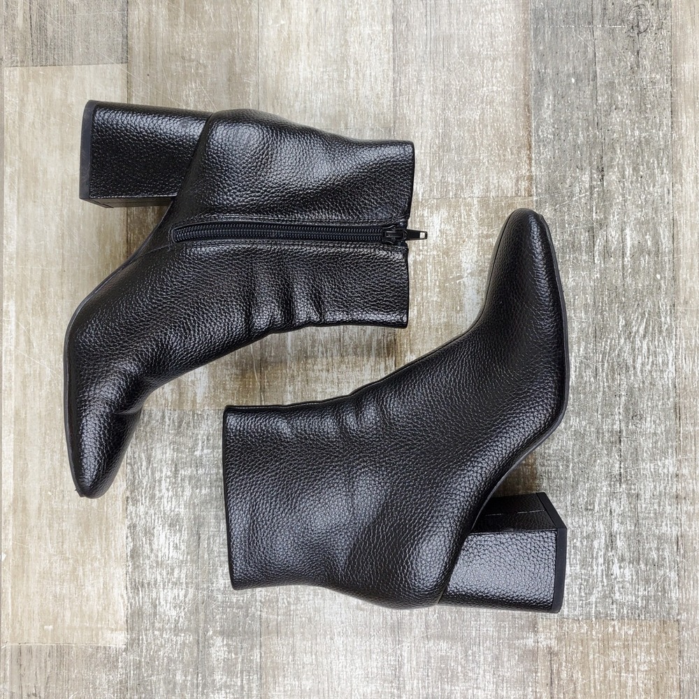 Katy Perry The Geminni Booties Sz 6.5 Black Block Heel Bootie KP2691